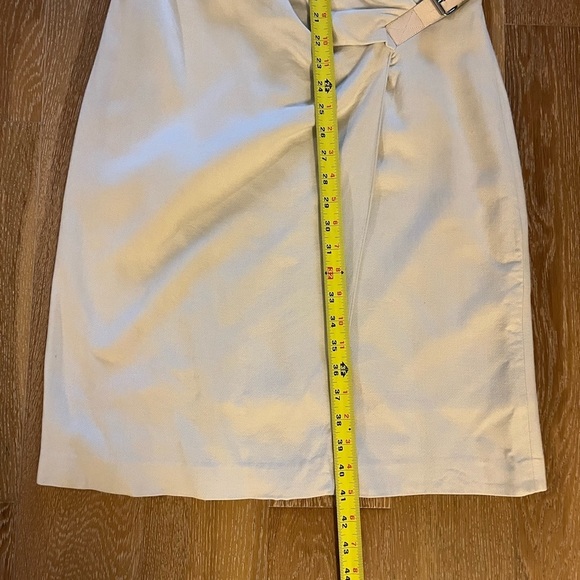 Helmut Lang cream belted dress - Picture 14 of 16